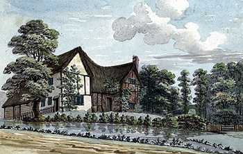 The Vicarage in the early 19th century [X254/88/109a]